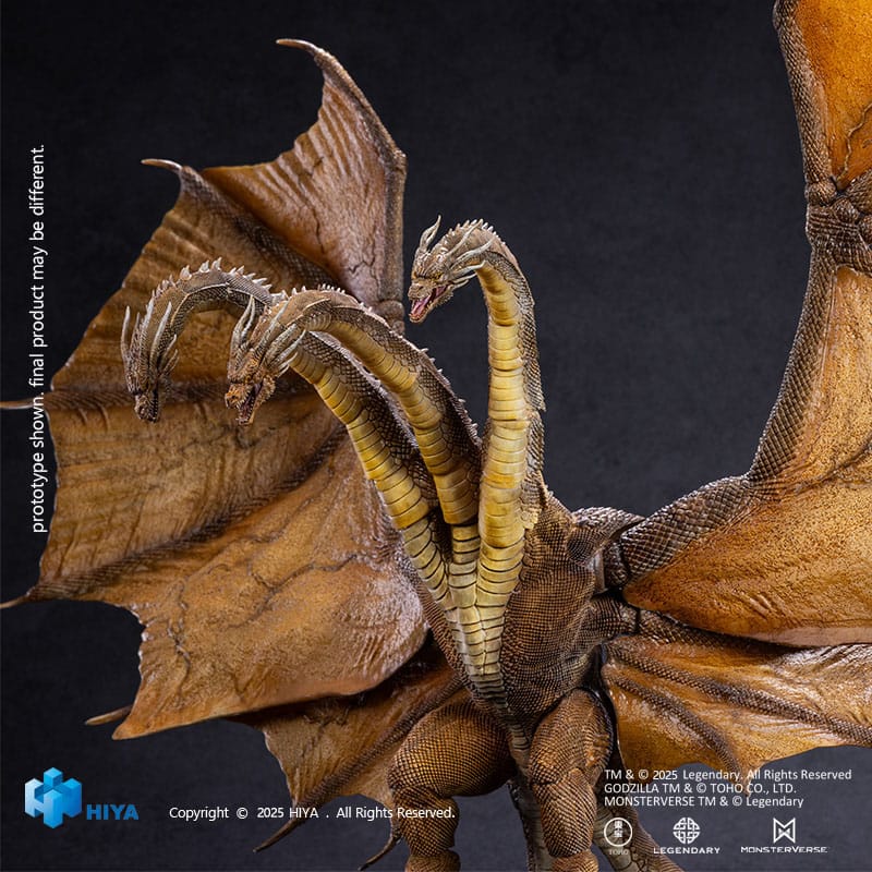 Hiya Toys Godzilla King of the Monsters 2019 King Ghidorah 2.0 Exquisite Basic Actionfigur