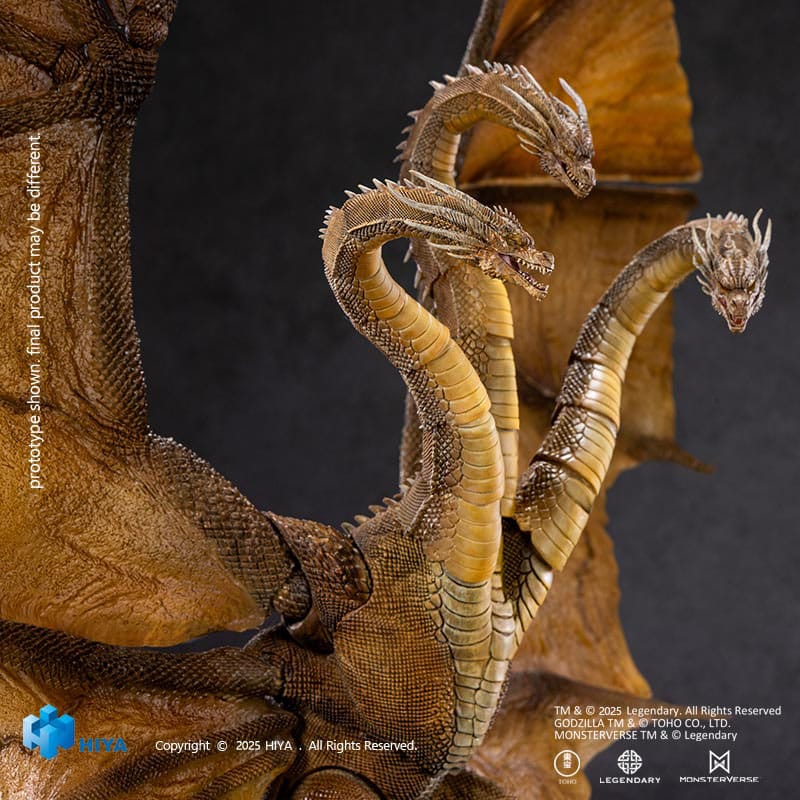 Hiya Toys Godzilla King of the Monsters 2019 King Ghidorah 2.0 Exquisite Basic Actionfigur