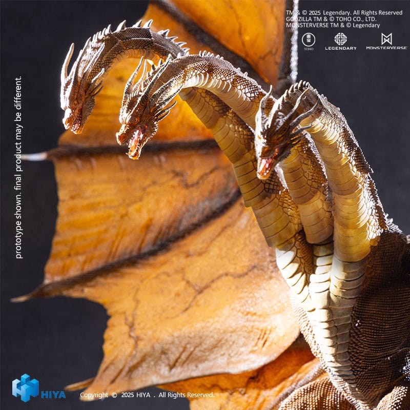 Hiya Toys Godzilla King of the Monsters 2019 King Ghidorah 2.0 Exquisite Basic Actionfigur