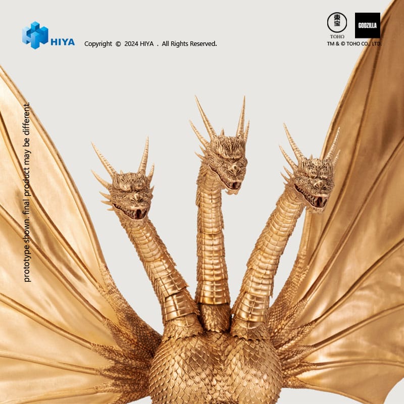 Hiya Toys Godzilla vs King Ghidorah King Ghidorah Exquisite Basic Actionfigur - Beschädigte Verpackung