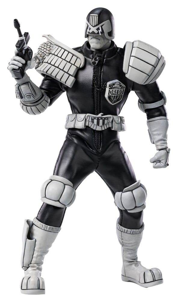 Hiya Toys Judge Dredd Exquisite Super Black & White Ver. 1/12 Actionfigur
