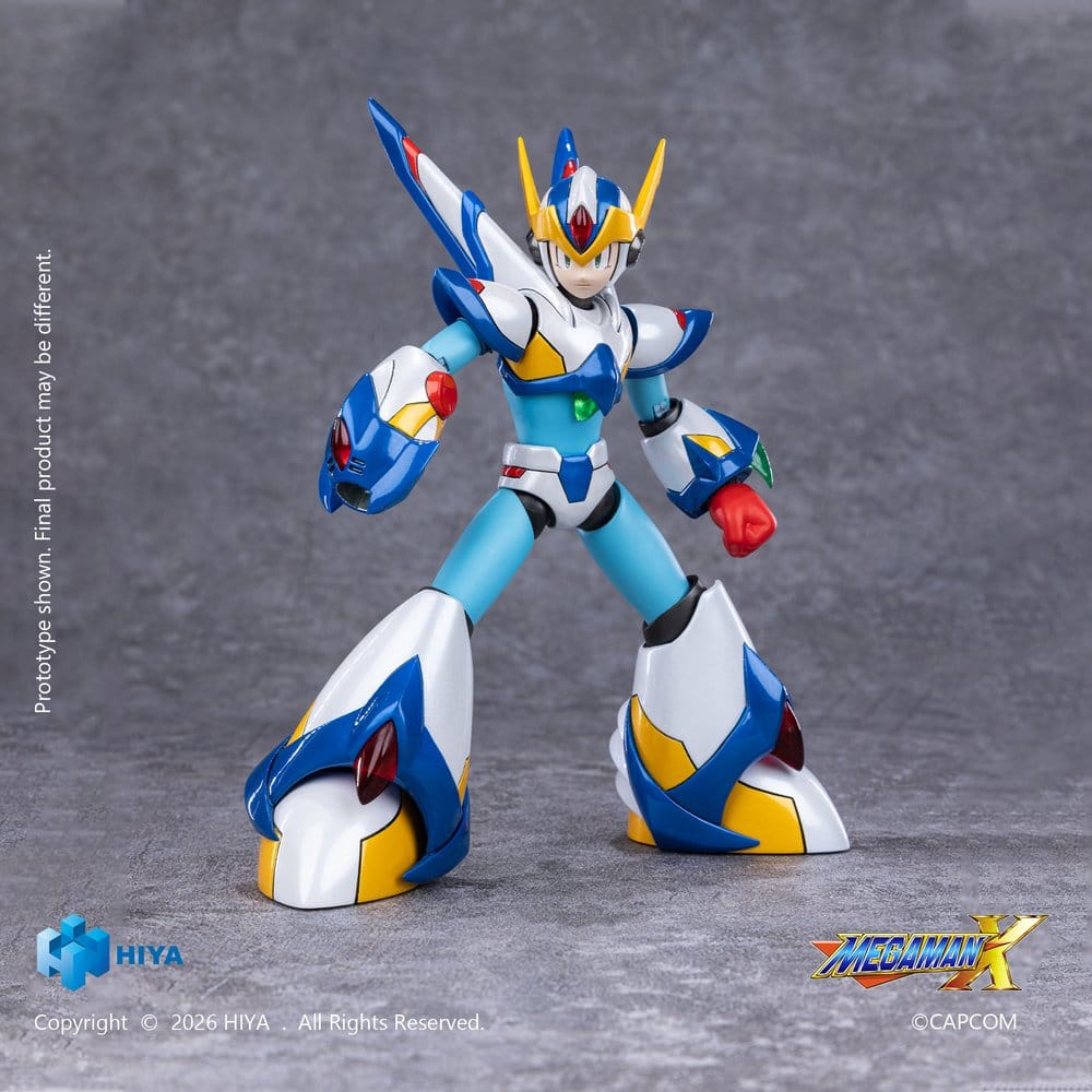 Hiya Toys Mega Man X Exquisite Basic Series X Falcon Armor Version Actionfigur