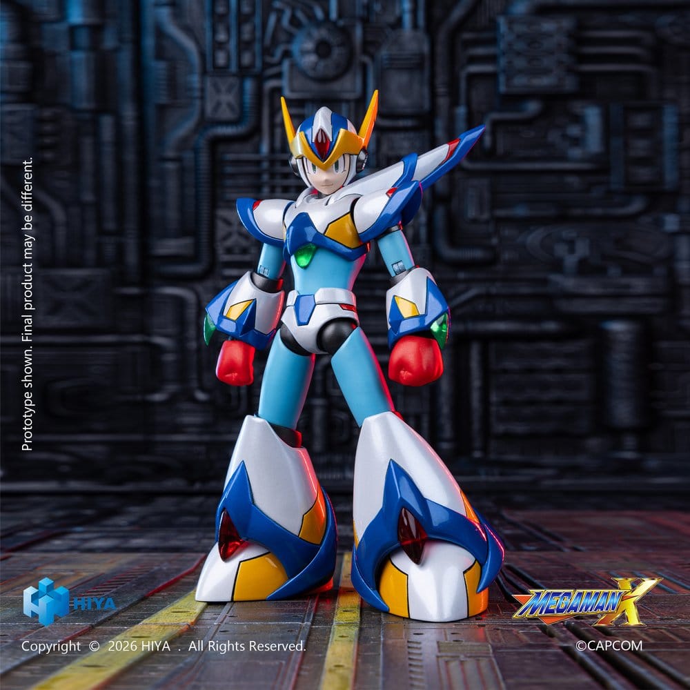 Hiya Toys Mega Man X Exquisite Basic Series X Falcon Armor Version Actionfigur