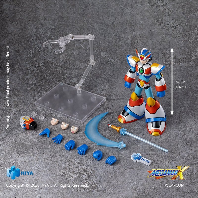 Hiya Toys Mega Man X Max Armor Exquisite Basic Actionfigur