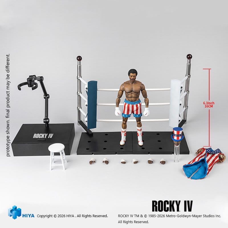 Hiya Toys Rocky IV Exquisite Super Series Apollo 1/12 Actionfigur