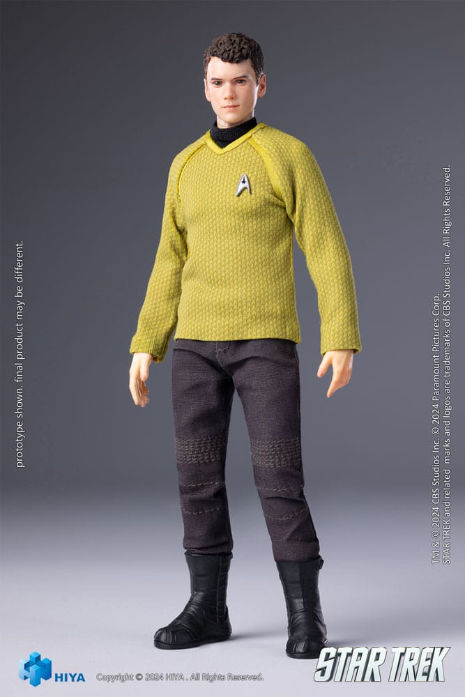 Hiya Toys Star Trek 2009 Chekov Exquisite Super Series 1/12 Actionfigur