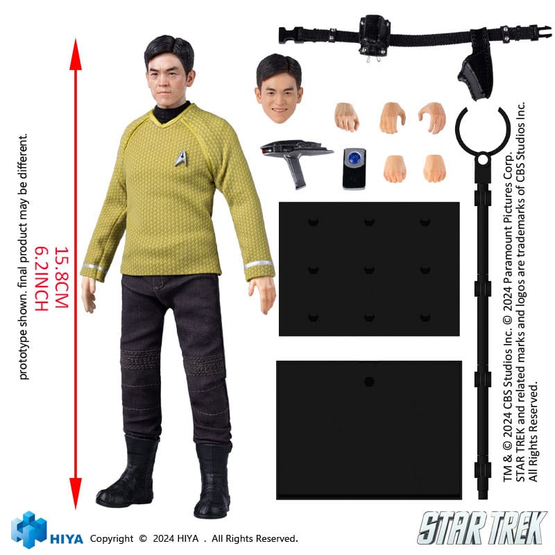 Hiya Toys Star Trek 2009 Sulu Exquisite Super Series 1/12 Actionfigur