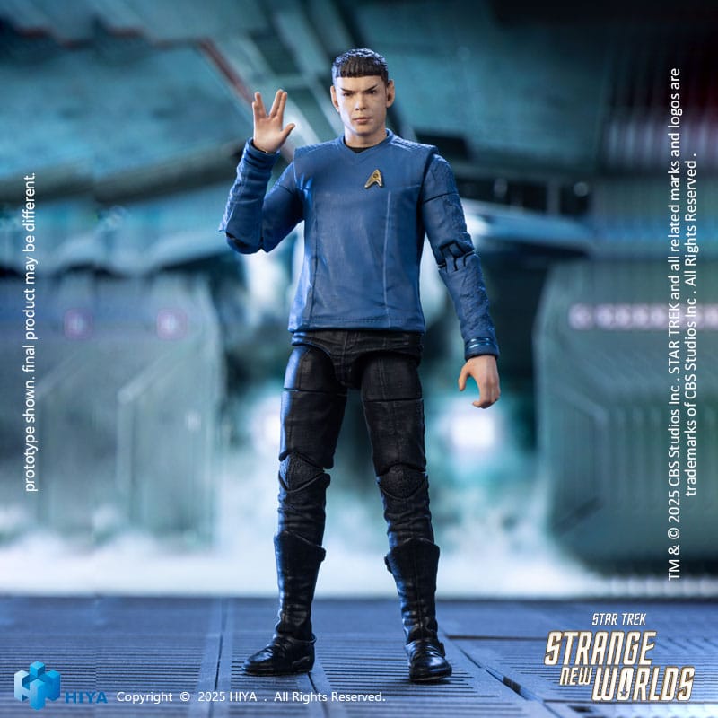Hiya Toys Star Trek Strange New Worlds Spock Exquisite Mini Series 1/18 Actionfigur