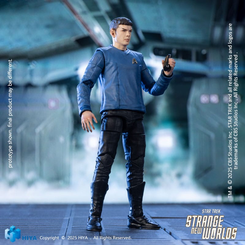 Hiya Toys Star Trek Strange New Worlds Spock Exquisite Mini Series 1/18 Actionfigur