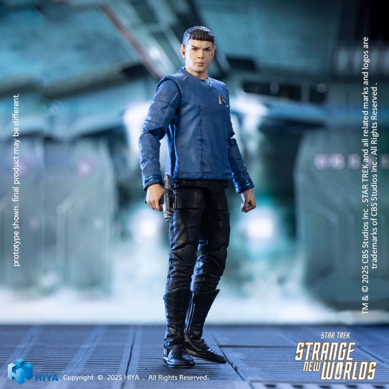 Hiya Toys Star Trek Strange New Worlds Spock Exquisite Mini Series 1/18 Actionfigur