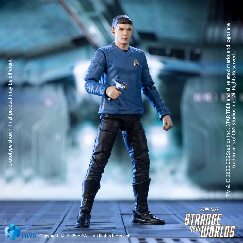 Hiya Toys Star Trek Strange New Worlds Spock Exquisite Mini Series 1/18 Actionfigur