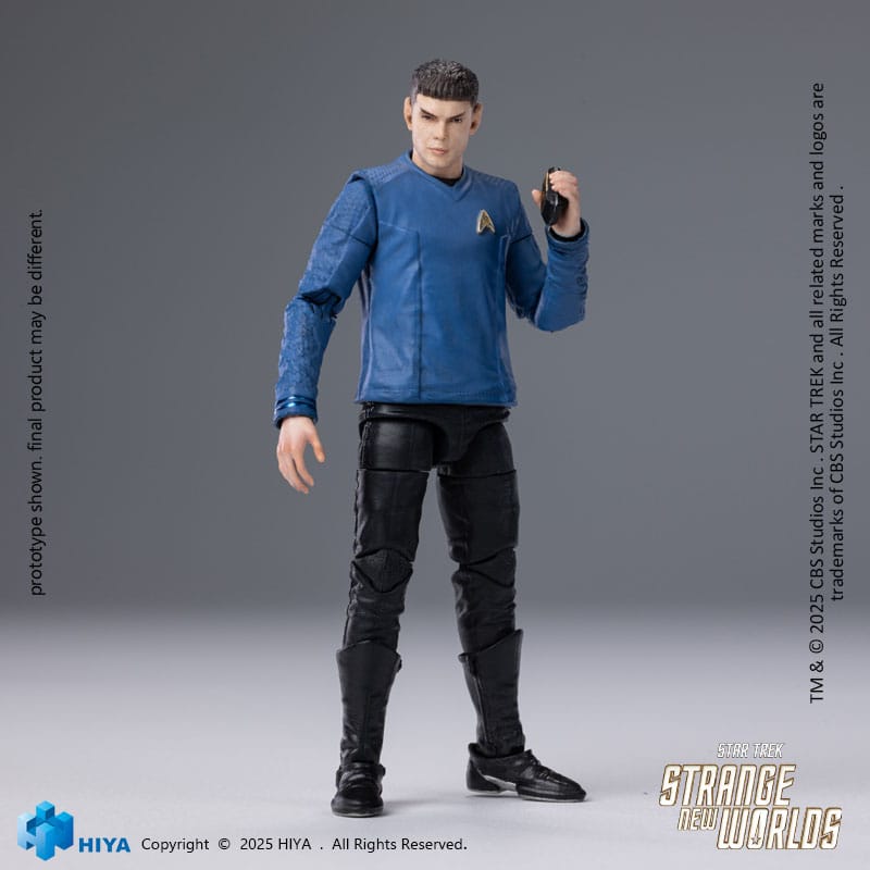 Hiya Toys Star Trek Strange New Worlds Spock Exquisite Mini Series 1/18 Actionfigur