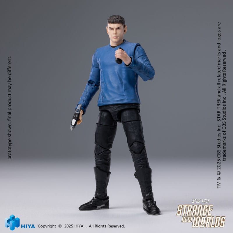 Hiya Toys Star Trek Strange New Worlds Spock Exquisite Mini Series 1/18 Actionfigur