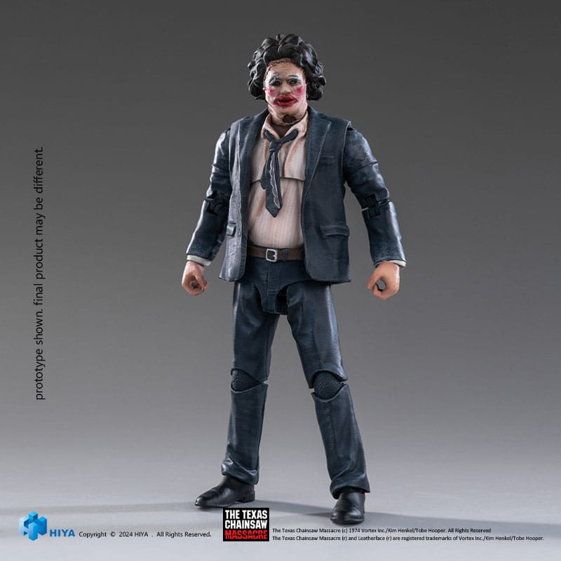 Hiya Toys Texas Chainsaw Massacre (1974) Exquisite Mini LeatherFace Pretty Woman Mask 1/18 Actionfigur