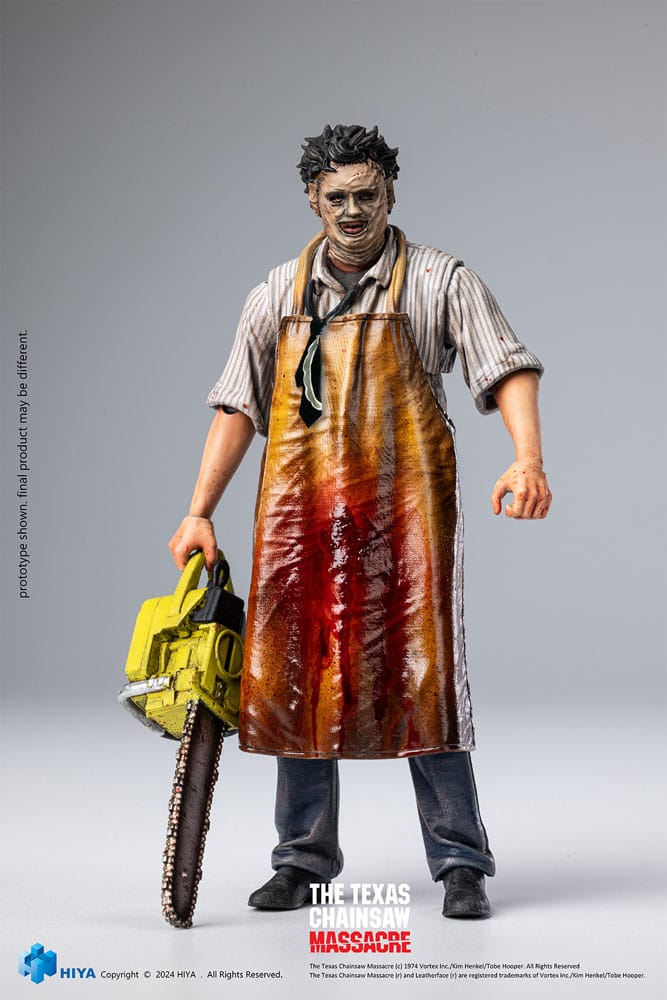 Hiya Toys Texas Chainsaw Massacre (1974) LeatherFace Killing Mask Exquisite Mini 1/18 Actionfigur
