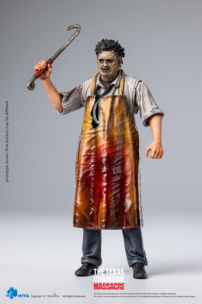 Hiya Toys Texas Chainsaw Massacre (1974) LeatherFace Killing Mask Exquisite Mini 1/18 Actionfigur