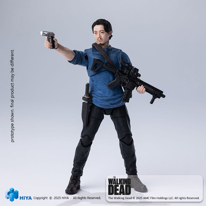 Hiya Toys The Walking Dead Exquisite Mini Series Glenn Actionfigur 1/18