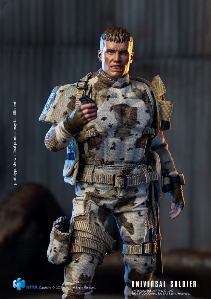 Hiya Toys Universal Soldier Dolph Lundgren Andrew Scott 1/12 Actionfigur