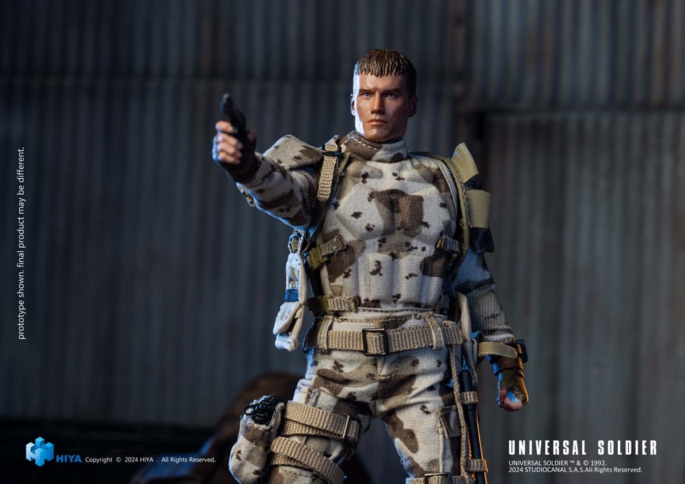 Hiya Toys Universal Soldier Dolph Lundgren Andrew Scott 1/12 Actionfigur
