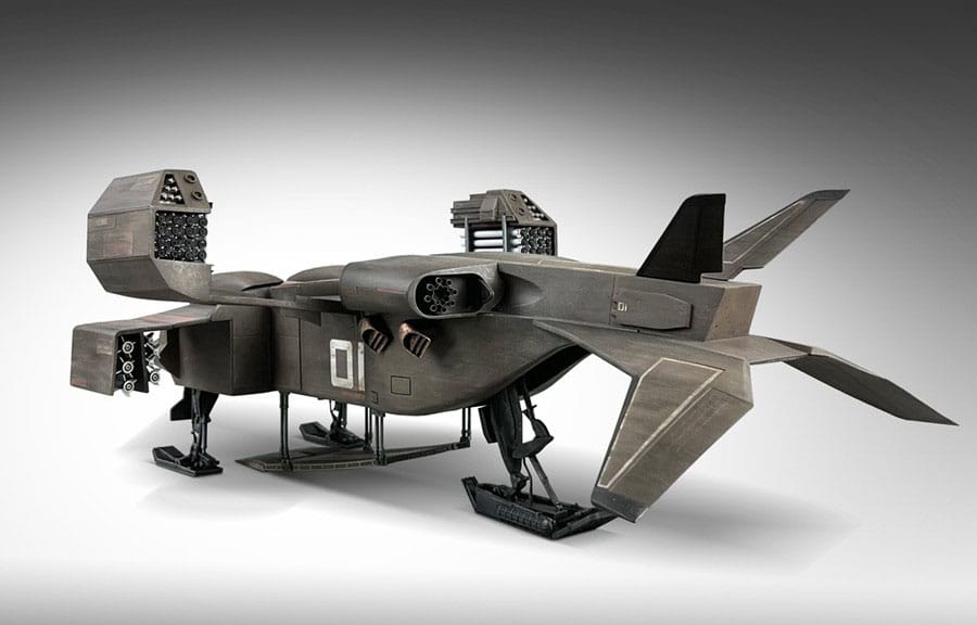 Hollywood Collectibles Group Aliens UD-4 Cheyenne Dropship Replik