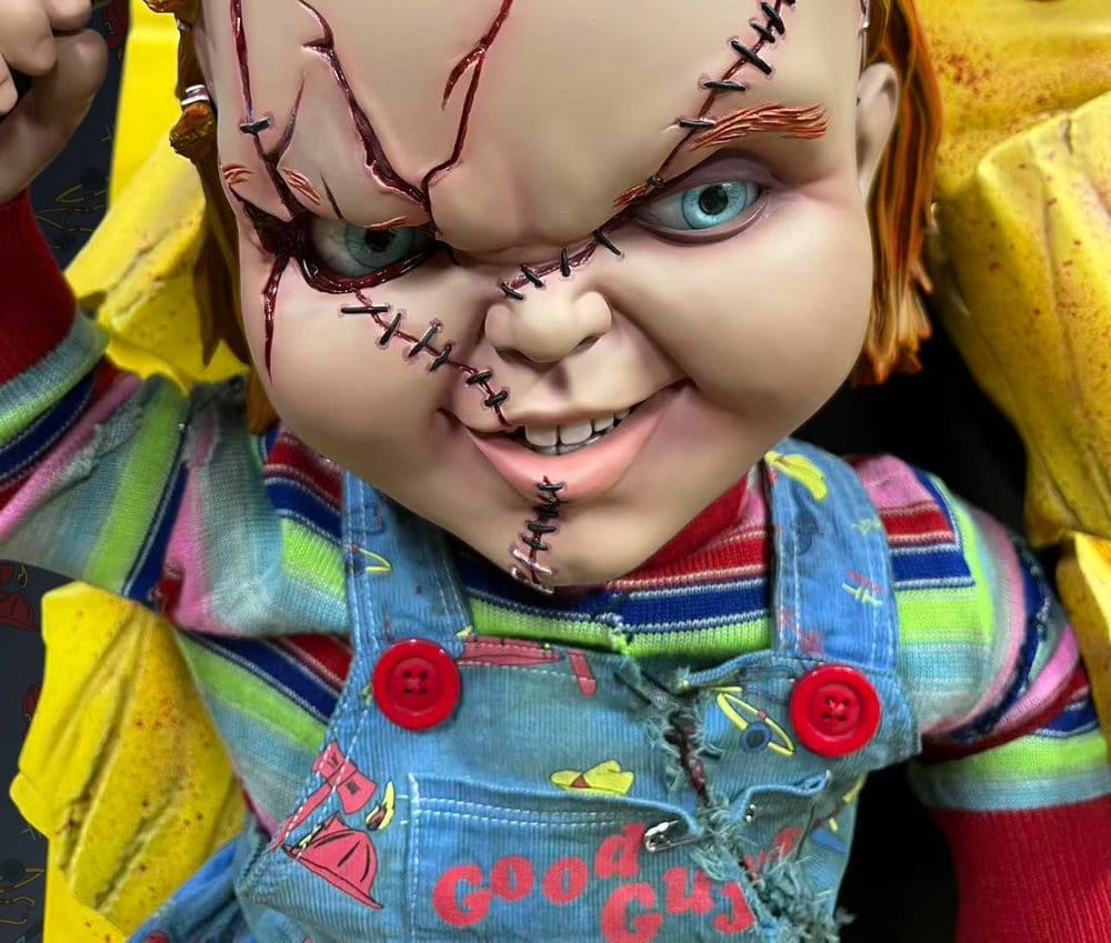 Hollywood Collectibles Group Bride of Chucky Chucky 1/2 Wand-Skulptur