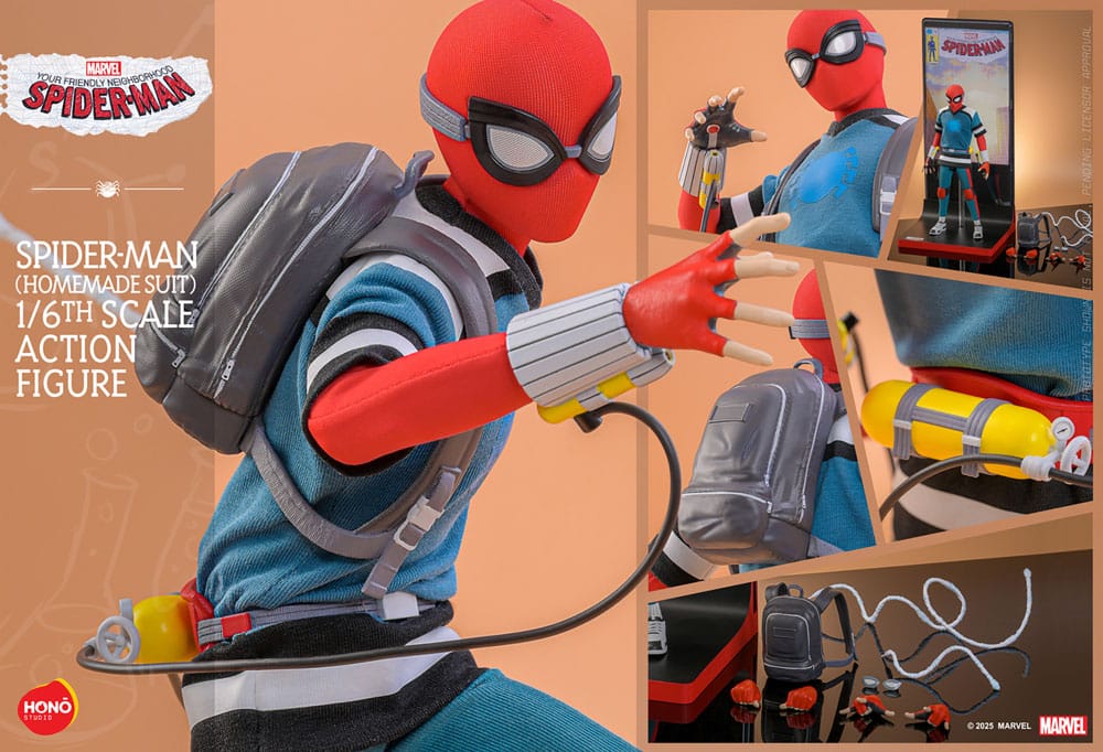 Hono Studio Your Friendly Neighborhood Spider-Man Spider-Man (Homemade Suit) 1/6 Actionfigur