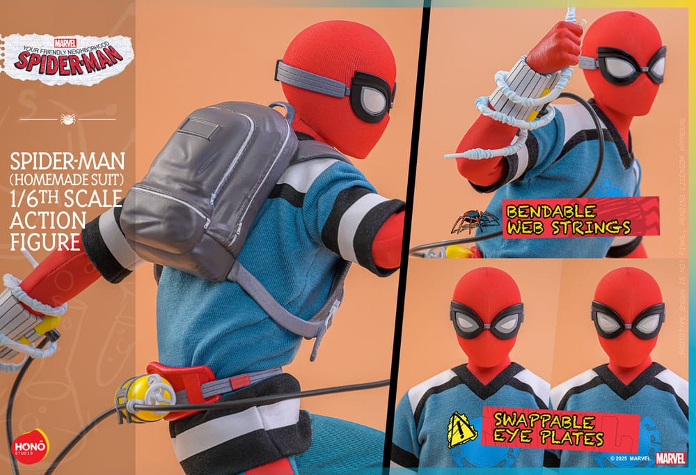 Hono Studio Your Friendly Neighborhood Spider-Man Spider-Man (Homemade Suit) 1/6 Actionfigur
