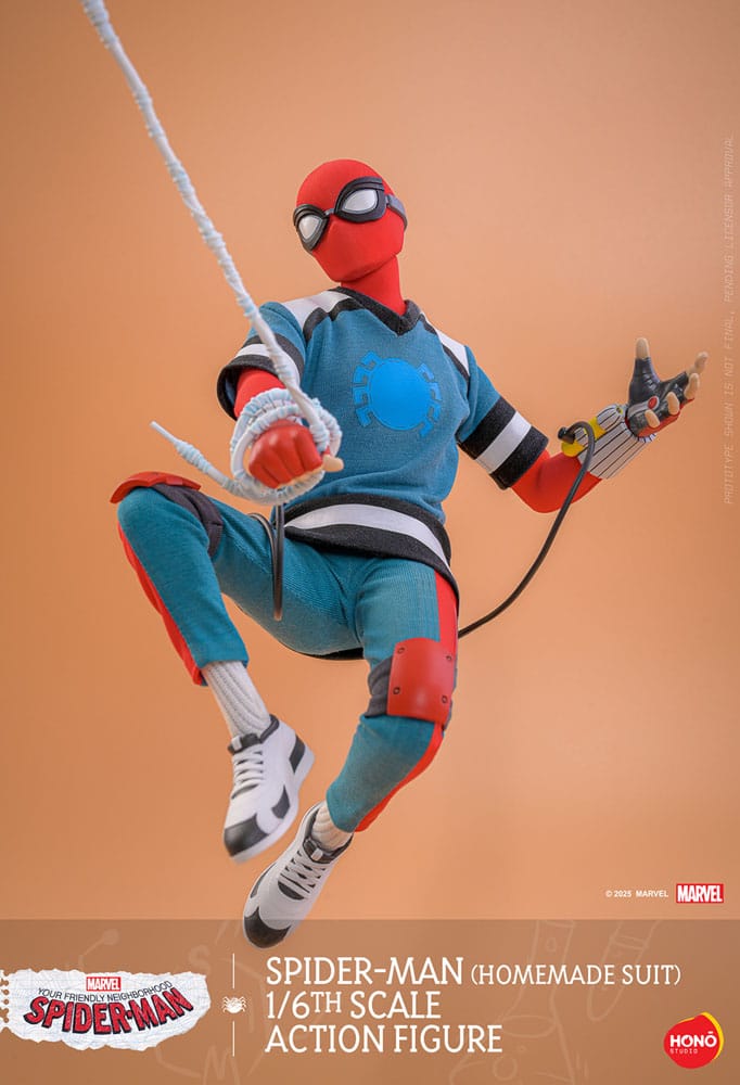 Hono Studio Your Friendly Neighborhood Spider-Man Spider-Man (Homemade Suit) 1/6 Actionfigur