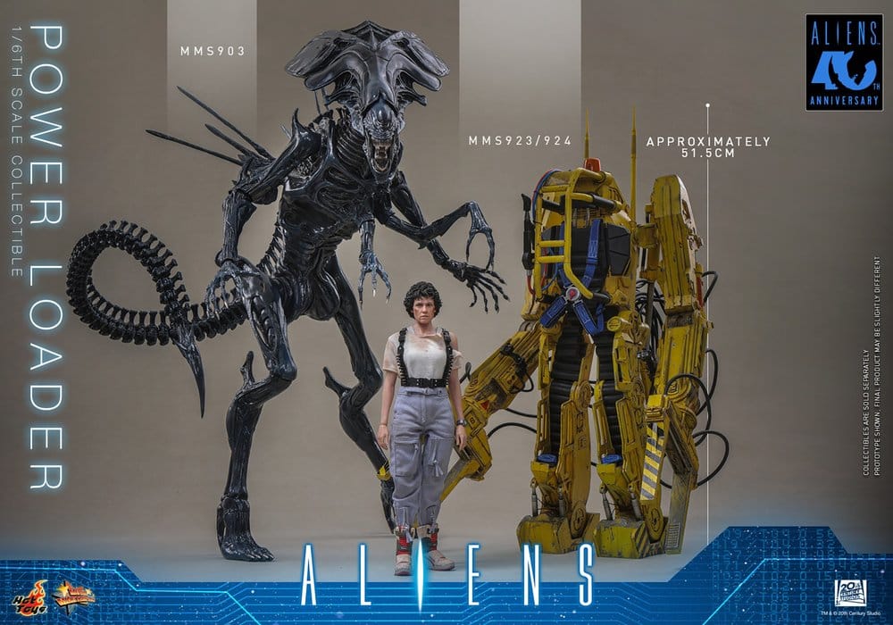 Hot Toys Alien Ellen Ripley und Power Loader 1/6 Figuren Set