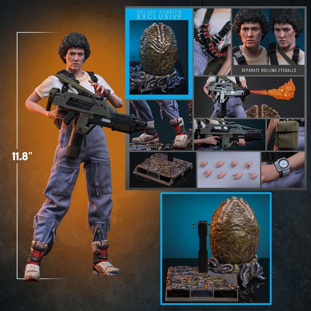 Hot Toys Alien Movie Masterpiece Ellen Ripley Deluxe Version 1/6 Actionfigur
