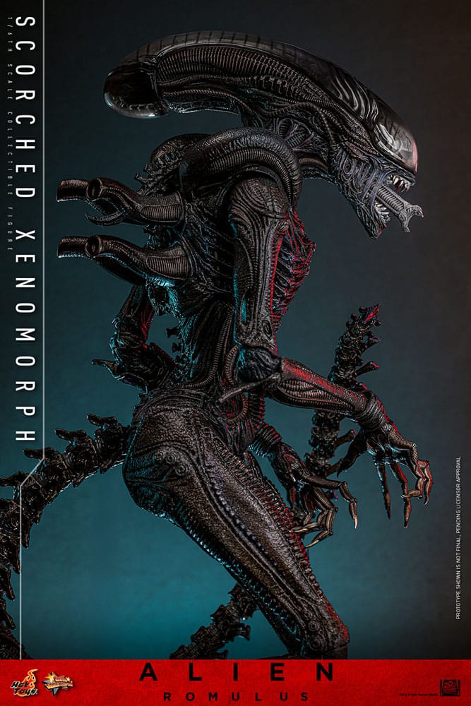 Hot Toys Alien - Romulus Scorched Xenomorph Movie Masterpiece 44 cm 1/6 Actionfigur