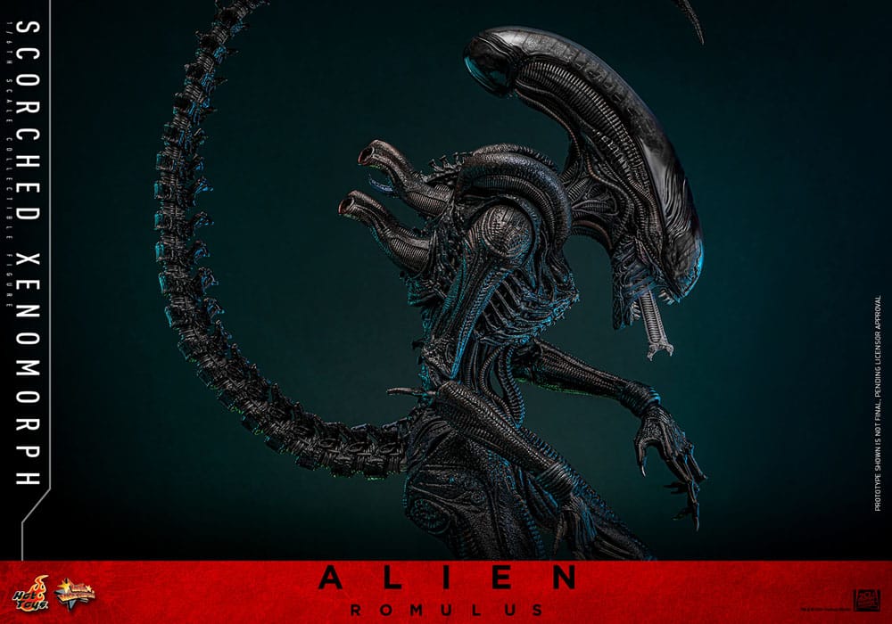 Hot Toys Alien - Romulus Scorched Xenomorph Movie Masterpiece 44 cm 1/6 Actionfigur