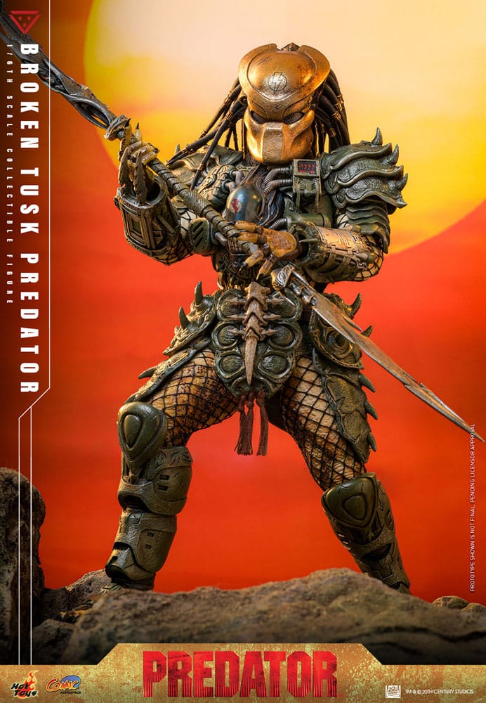 Hot Toys Alien vs. Predator Broken Tusk Predator Comic Masterpiece 1/6 Actionfigur