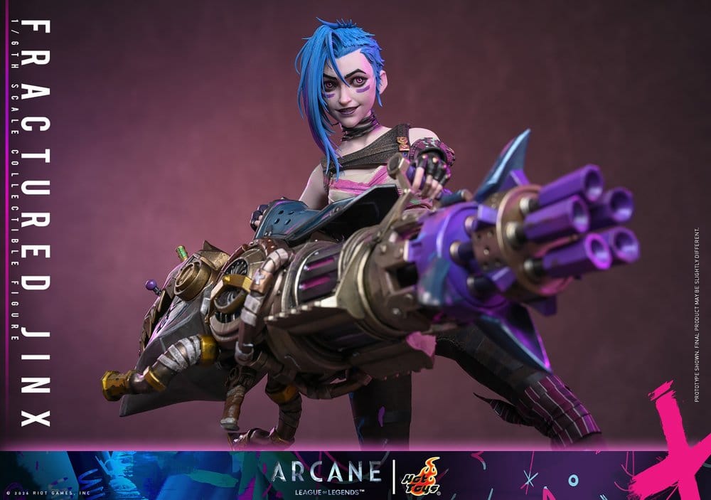 Hot Toys Arcane Fractured Jinx 1/6 Actionfigur