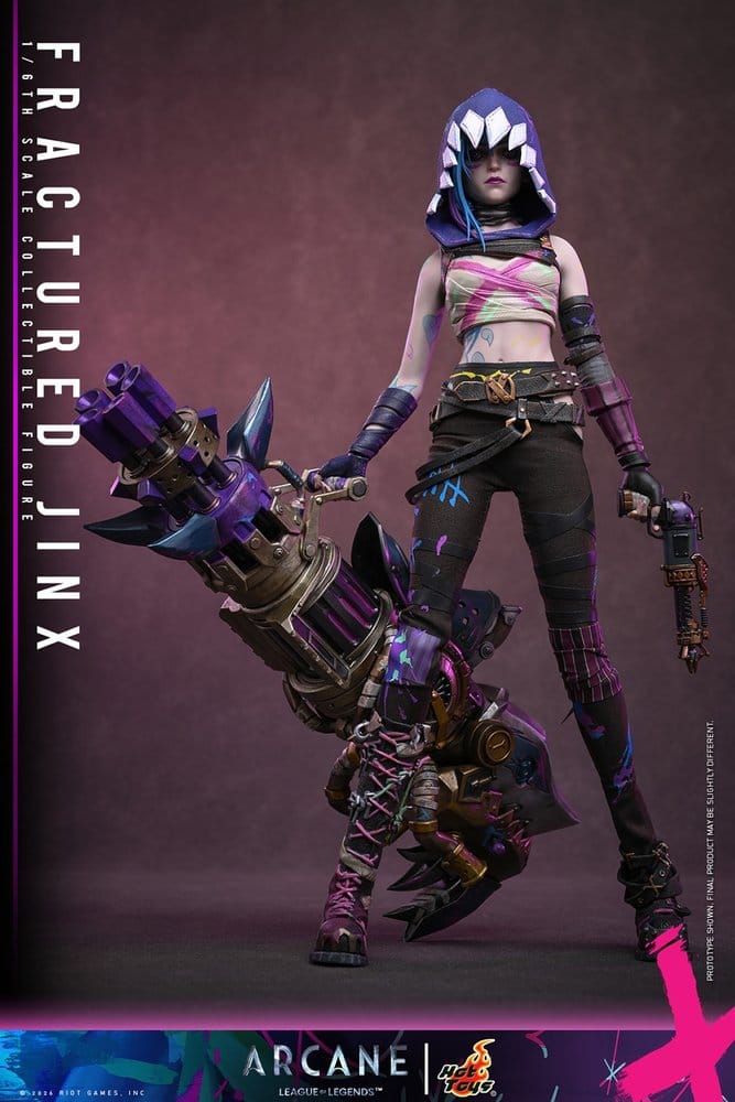 Hot Toys Arcane Fractured Jinx 1/6 Actionfigur