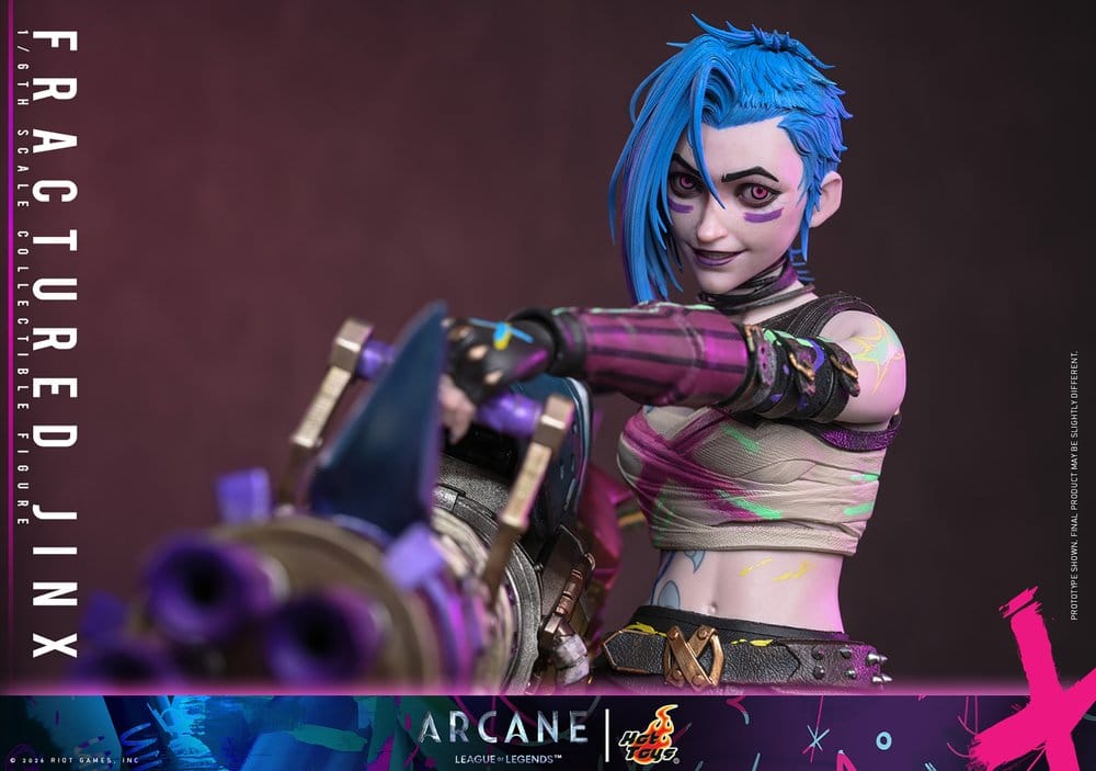 Hot Toys Arcane Fractured Jinx 1/6 Actionfigur