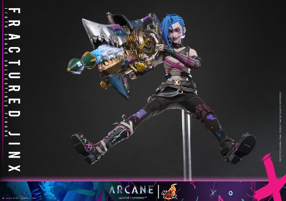 Hot Toys Arcane Fractured Jinx 1/6 Actionfigur