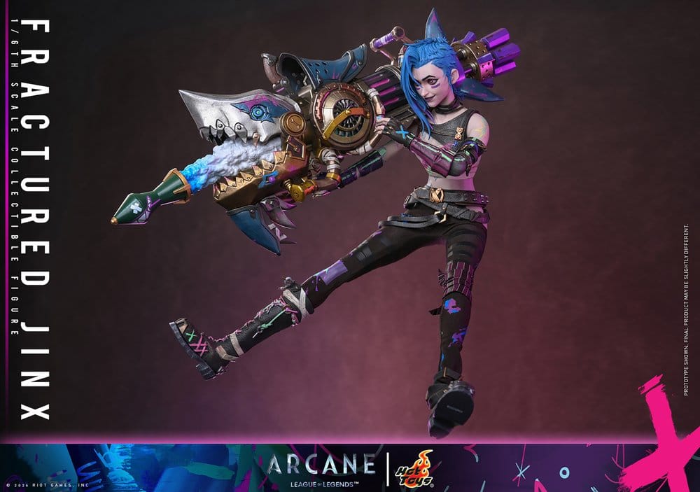 Hot Toys Arcane Fractured Jinx 1/6 Actionfigur