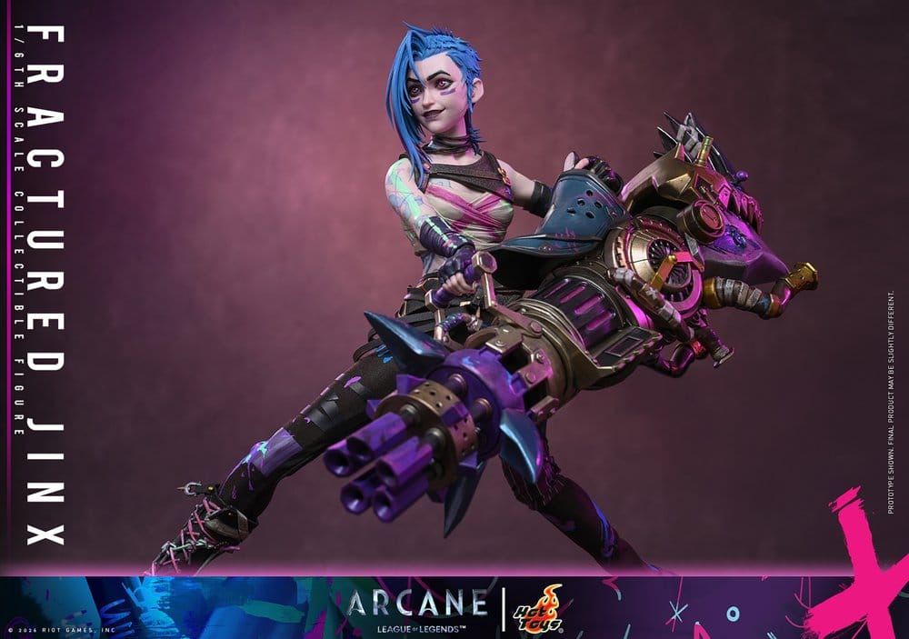Hot Toys Arcane Fractured Jinx 1/6 Actionfigur