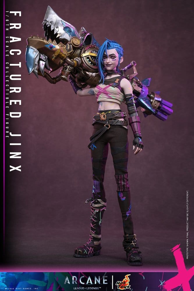 Hot Toys Arcane Fractured Jinx 1/6 Actionfigur