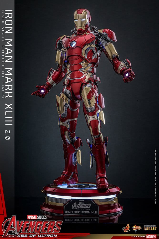 Hot Toys Avengers: Age of Ultron Iron Man Mark XLIII (2.0) Diecast 1/6 Actionfigur