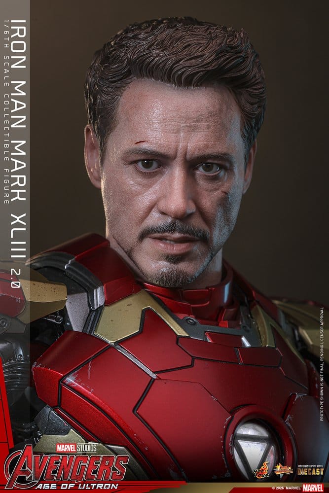 Hot Toys Avengers: Age of Ultron Iron Man Mark XLIII (2.0) Diecast 1/6 Actionfigur
