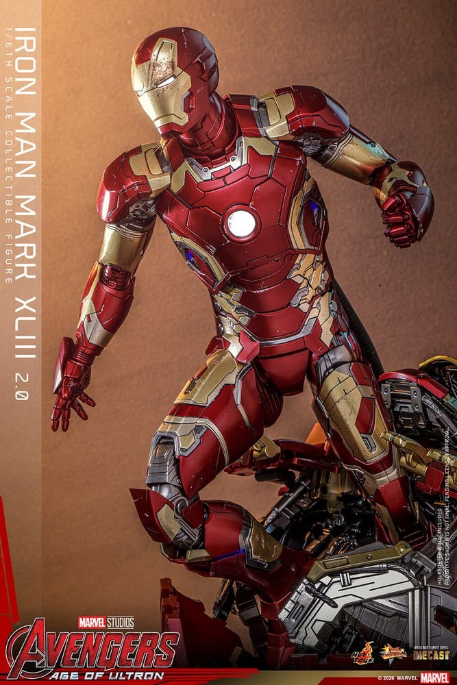 Hot Toys Avengers: Age of Ultron Iron Man Mark XLIII (2.0) Diecast 1/6 Actionfigur