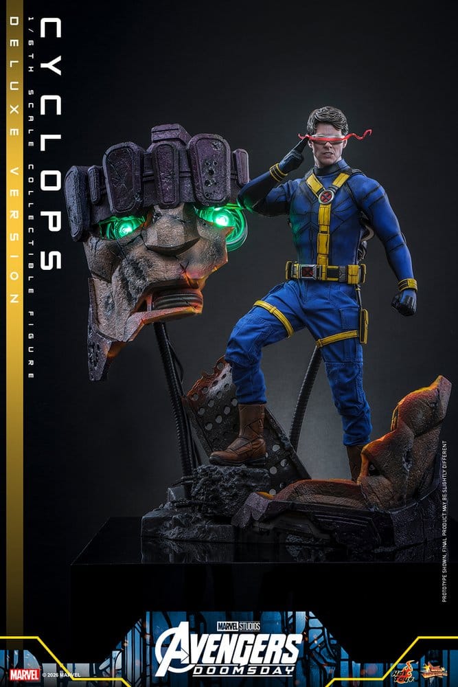 Hot Toys Avengers Doomsday Cyclops Deluxe Version 1/6 Actionfigur