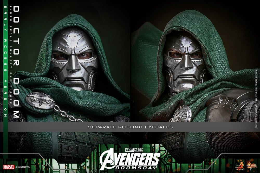 Hot Toys Avengers Doomsday Doctor Doom Movie Masterpiece 1/6 Actionfigur