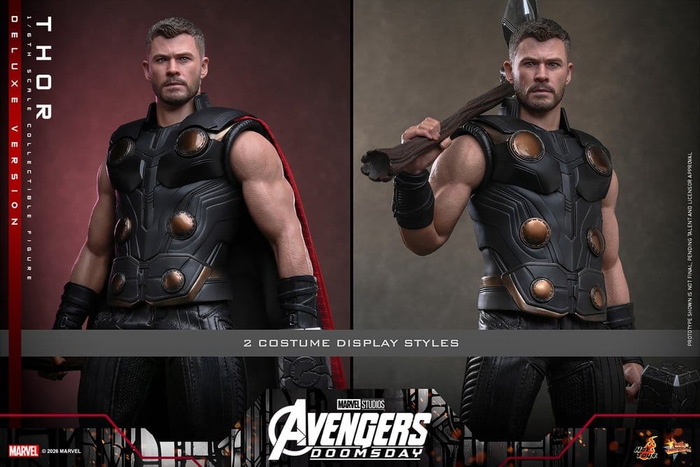 Hot Toys Avengers Doomsday Thor (Deluxe Version) 1/6 Actionfigur