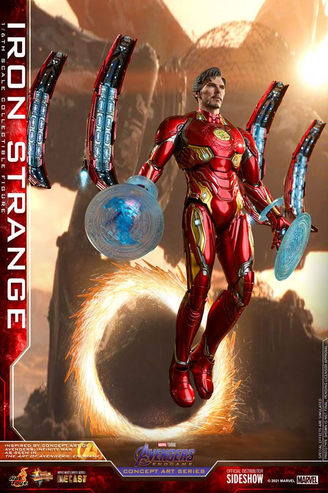 Hot Toys Avengers: Endgame Concept Art Series PVC Actionfigur 1/6 Iron Strange 32 cm