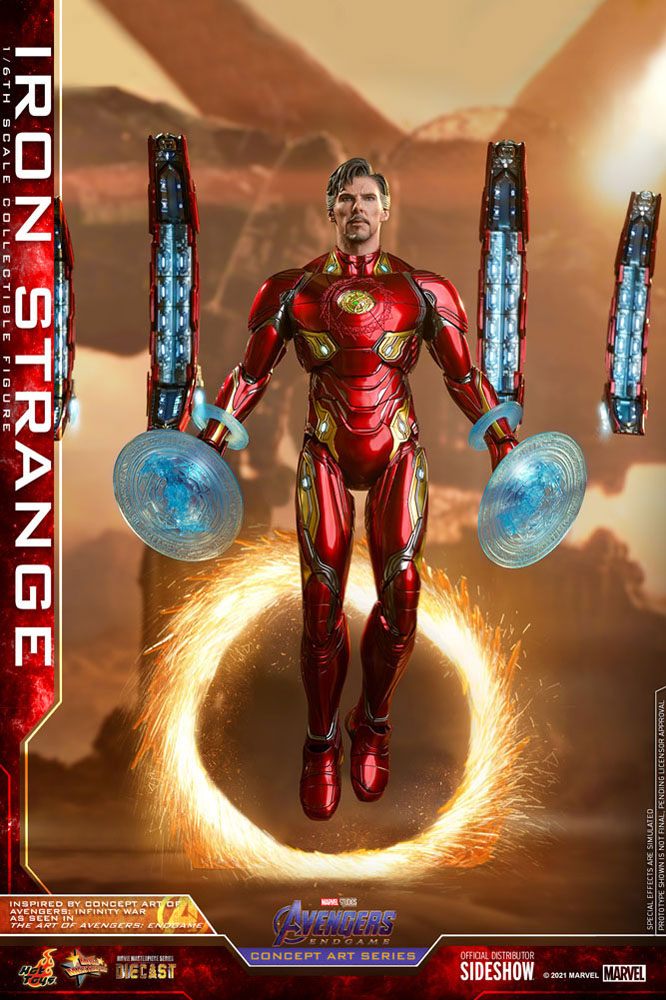 Hot Toys Avengers: Endgame Concept Art Series PVC Actionfigur 1/6 Iron Strange 32 cm