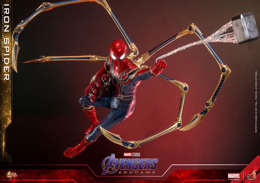 Hot Toys Avengers Endgame ron Spider 1/6 Actionfigur