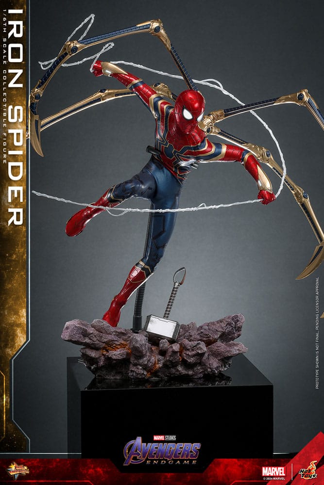 Hot Toys Avengers Endgame ron Spider 1/6 Actionfigur